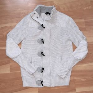 mens toggle button sweater